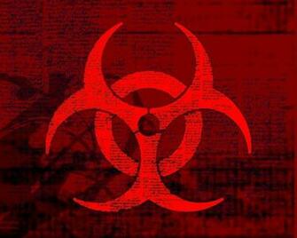 Red Biohazard Wallpaper By