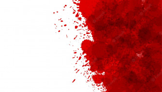 Red Blood Splatter Wallpaper