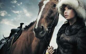 Central Wallpaper Girls With Horses HD Collection
