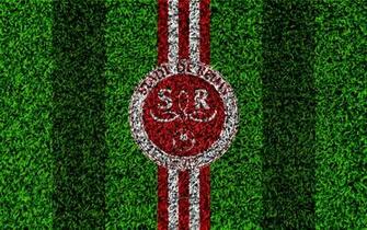 Wallpaper Reims Fc 4k Logo Football Lawn French