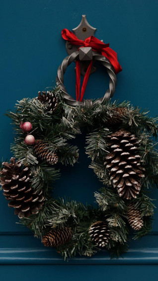 Christmas Wreath Wallpaper