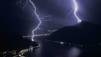 Lightning Computer Wallpaper Desktop Background Id