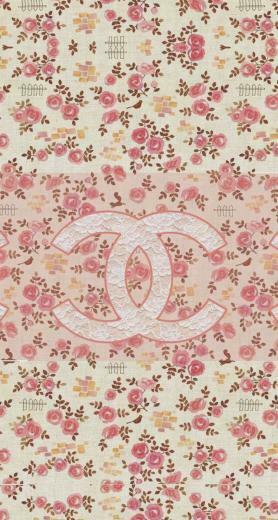Coco Chanel Flowers Pattern Logo iPhone Plus HD Wallpaper Ipod