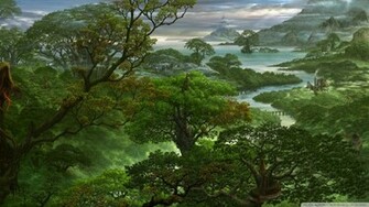 Fantasy Jungle Wallpaper