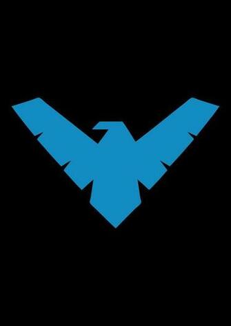 Nightwing iPhone Wallpaper Logo Batman