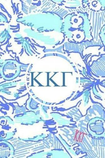 Kappa Gamma iPhone Lilly Monogram Background Kkg