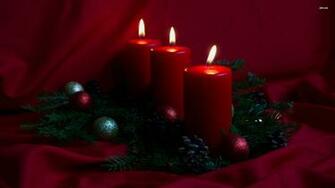 Christmas Candles Wallpaper
