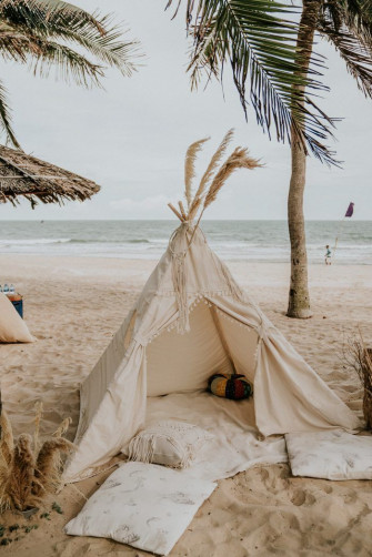 This Beachy Boho Wedding At Sanctuary Ho Tram Is Like A Royal