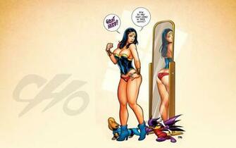 Frank Cho Dresses Brandy Up As Wonder Woman All Is Right