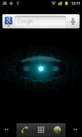 Droid Eye Live Wallpaper For Devices That Support