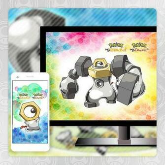 Wallpaper Meltan And Melmetal Br Pok Mon Let S Go Pikachu