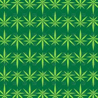 Green Marijuana Leaves Background Vector Image Of Background