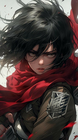 Fingolfinfeanor On Attack Titan Mikasa Anime