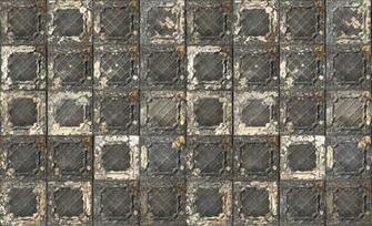 Merci Wallpaper Brooklyn Lattine Nero Bianco Acciaio Stagno