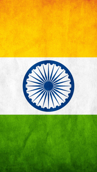 Abstract Texture Indian Flag Mobile Wallpaper