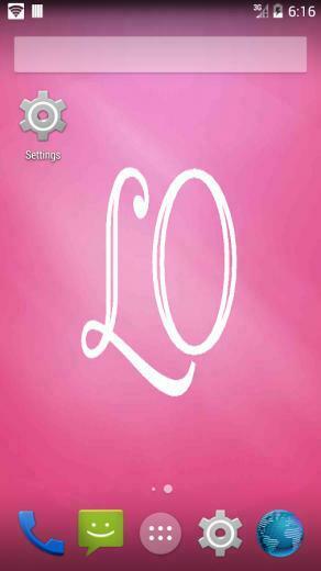 Beautiful Monogram Wallpaper With Our Maker We