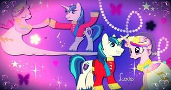 Princess Cadence And Shining Armor Love Wallpaper By Amazingpony On