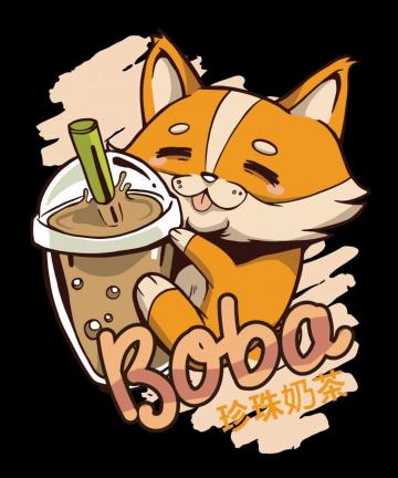 Cute Corgi Boba Lover Bubble Tea Classic T Shirt
