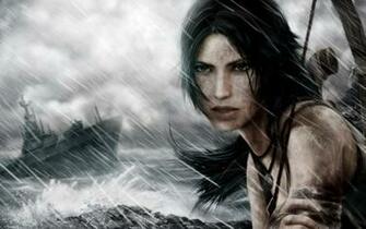 Lara Croft Tomb Raider The Game Girl Gun Bow Face Eyes Hair