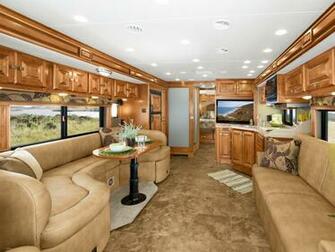 Tiffin Allegro Breeze Motorhome Camper Interior G Wallpaper Background