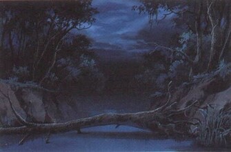 Anime Forest Background Scary