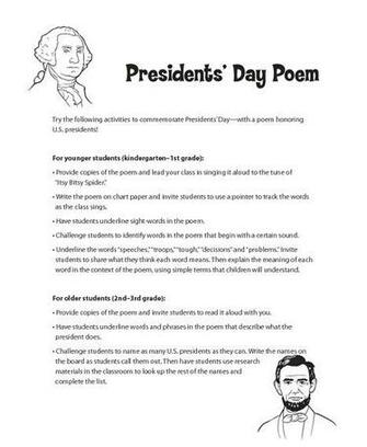 Presidents Day Poem Photos And Greetings