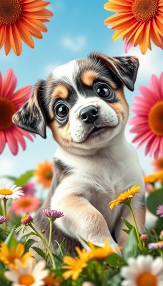 Cute Dog Phone Wallpaper