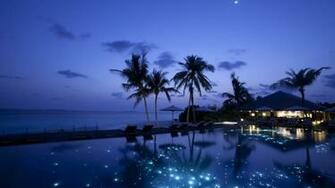 Beach Night HD Wallpaper Image
