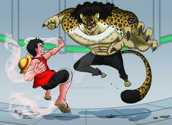 Luffy Vs Lucci By Diegoumtois