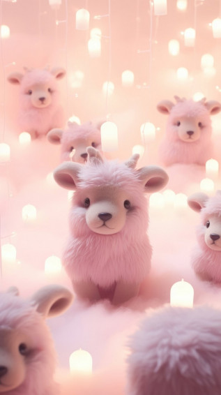 Cute Aesthetic Bunny Image Wallpaper