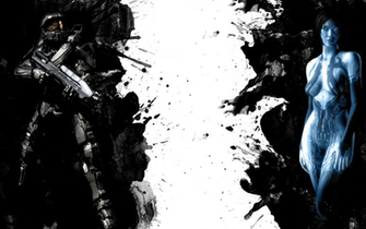Chief And Cortana By Bl00dyp1r4t3