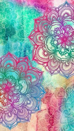 Colourful Mandala iPhone Background Image By Marine21 On