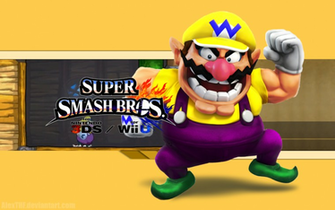 Wario Wallpaper Super Smash Bros Wiiu 3ds By Alexthf On