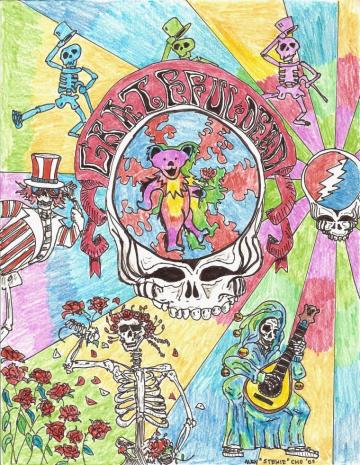 Grateful Dead Visual Orgasm By Retro 60s