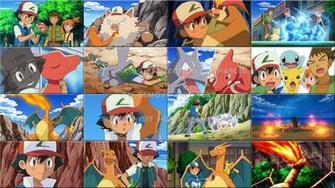 Pokemon Charizard Ash Kanto Misty Anime