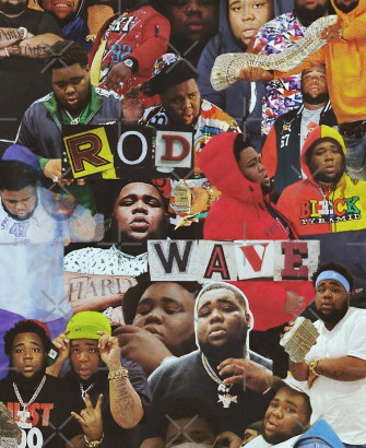Rod Wave Collage iPad Case Skin By Excusememood