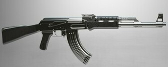 Black Ak47 Wallpaper Render By Slocik