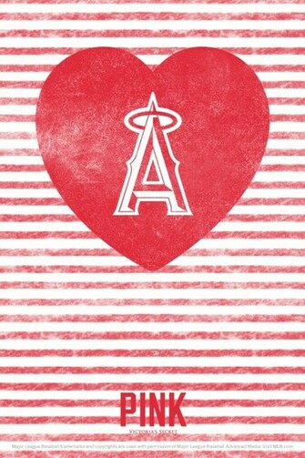 Wallpaper Angels Baby Pink Baseball