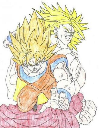 Goku Vs Broly By Masterofra