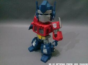 Papercraft G1 Sd Optimus Prime Ver Nadask Full Photore Wallpaper