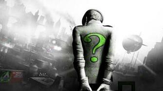 Batman Arkham City Riddler Zagadochnik Green Question