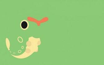 Minimalistic Caterpie Pokemon Desktop Background
