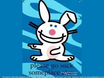 Happy Bunny Wallpaper