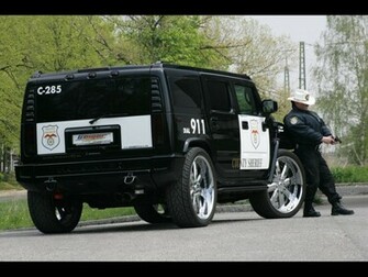 Hummer Police Car Desktop Wallpaper For HD Widescreen And