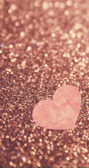Shine Bright With Glitter Pink Hearts Wallpaper