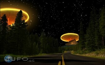 Ovnis Digitales Ufo Extraterrestes Carretera Wallpaper