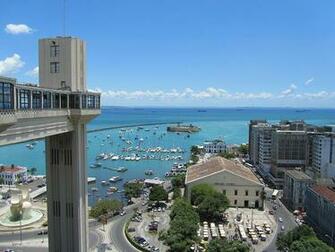 Lacerda Elevator At Salvador De Bahia Brazil