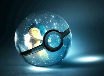 Little Animal In A Pokemon Ball 3d Wallpaper