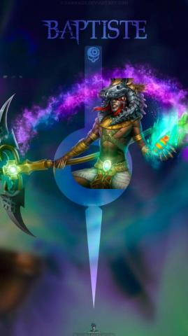 Wallpaper Baptiste Anubis Vainglory Phone