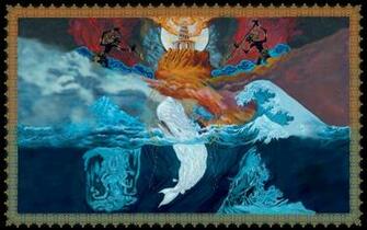 Wet Cement Wallpaper Mastodon Leviathan